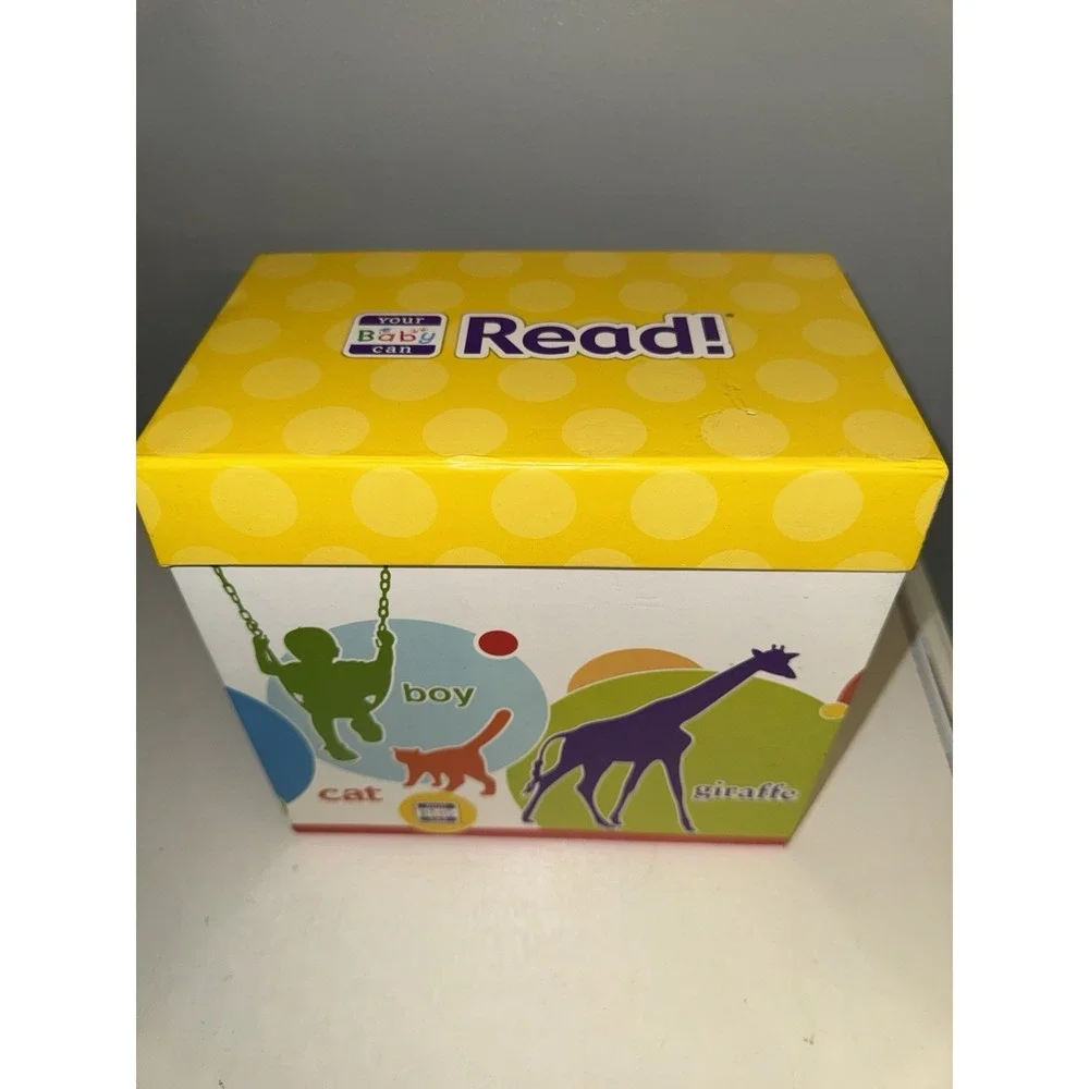 Your Baby Can Read Kit ENGLISH Reading System 4 DVD, 4 BOOKS, 20 CARDS New Read